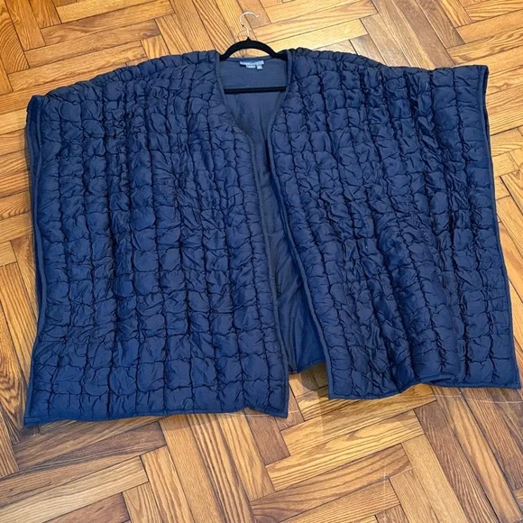 Anthropologie Oversized Puffer Kimono in Black One Size